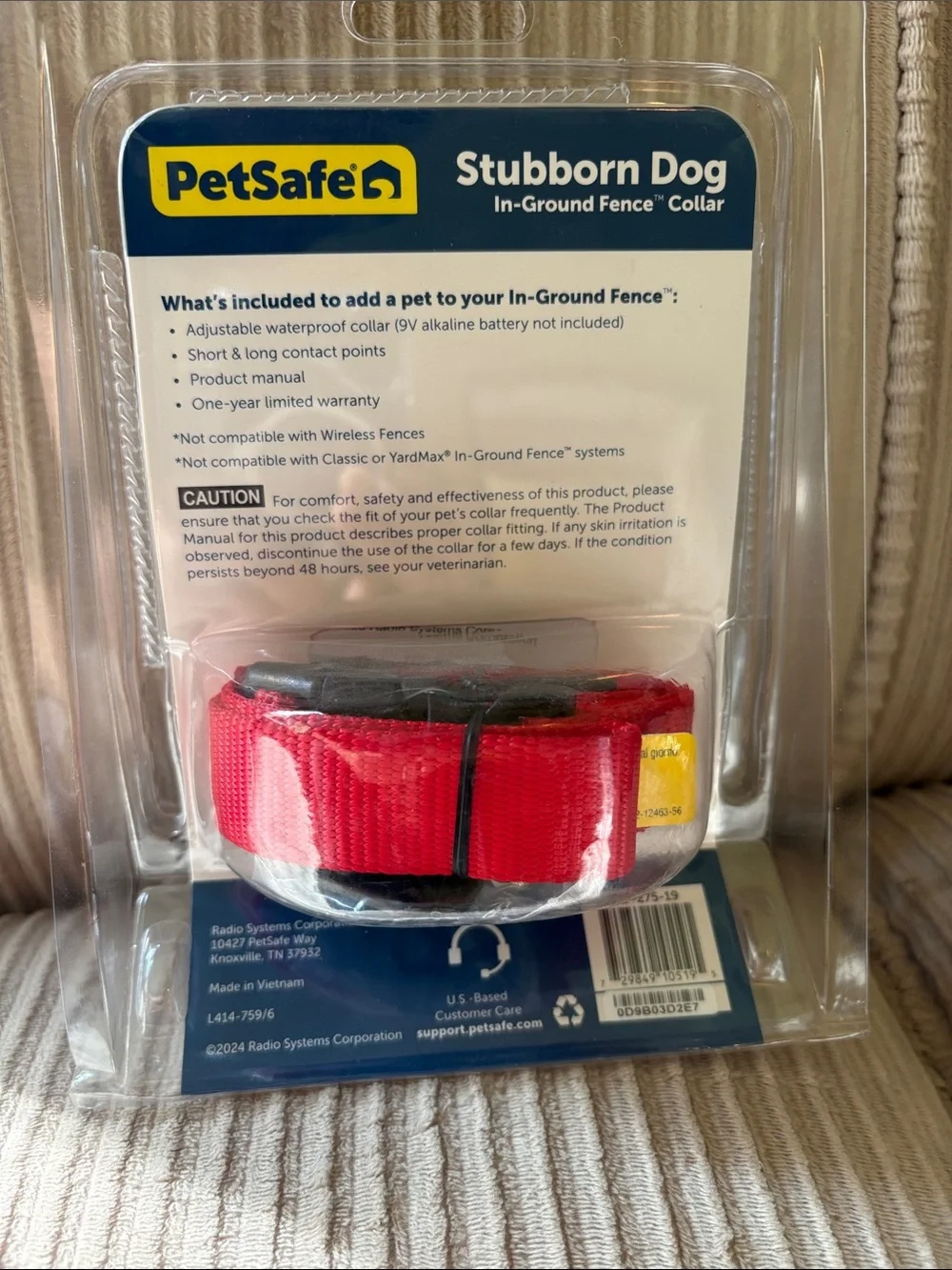 PetSafe Black Stubborn Dog In-Ground Fence Replacement Collar